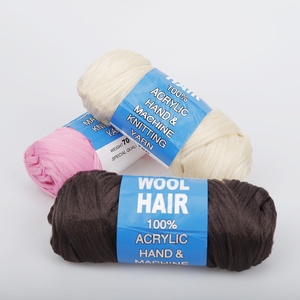 Fil et Laine pour Tresses Africaines, Cheveux Synthétiques Noirs pour Tresses Brésiliennes, Marque Nationale, Sans Teinture/Permanente pour Femmes - Product Image 4