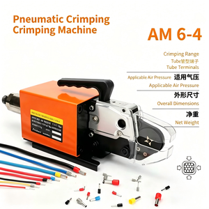 เครื่องจีบสายไฟแบบลม AM6-4 ขนาด 0.25-10.0 มม. สำหรับงานเดินสายไฟฟ้า - Product Image 2