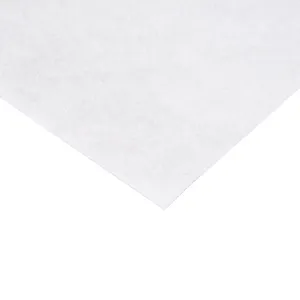 Özel 120g yüksek yoğunluklu dokuma olmayan Polyester filtre keçe beyaz Polyester Wadding astar