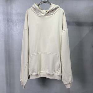 Yingling logo personnalisé unisexe plaine surdimensionné 100% coton lourd à capuche épais hommes français éponge 350 Gsm à capuche blanc - Product Image 5