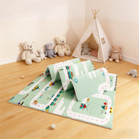 Tapis de jeu pliable pour bébé de qualité supérieure, en mousse XPE, imperméable, non toxique, pour ramper, pour nourrissons et enfants, pour jouer à l'intérieur et à l'extérieur