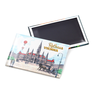 Aimants en étain pour réfrigérateur Aimant souvenir personnalisé Crète Grèce Suisse pour décor de réfrigérateur - Product Image 3