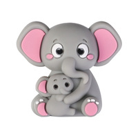 Neues Silikon-Cartoon-3D-Perlenset Niedliche Tier-Themen 3D-Perlenschmuck DIY-Zubehör Großpackung