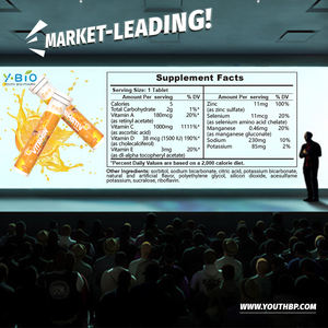 निजी लेबल वयस्क विटामिन सी 1000 मिलीग्राम अपशिष्ट जस्ता प्रतिरक्षा समर्थन टैबलेट प्रति बॉक्स 1 टैबलेट/दिन कस्टम स्वाद - Product Image 6