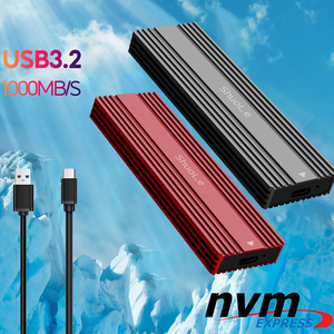 Fabrik OEM Neue Serie HDD-Gehäuse Typ C USB3.<span class=keywords><strong>2</strong></span> Externes HDD-Gehäuse Unterstützt M.<span class=keywords><strong>2</strong></span> SATA SSD HDD-<span class=keywords><strong>Box</strong></span> Aluminium Festplattengehäuse - Product Image 5