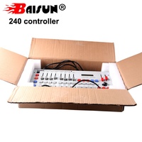 Contrôleur DJ Baisun 240 DMX512 avec 16 canaux, 12 programmes, écran LCD pour éclairage de scène, table de mixage