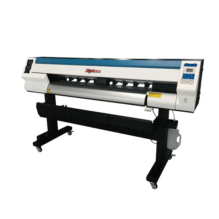 Grootformaat Printer Machine 0.7M 1.3m1.6m 1.8M Digitale Inkjet Xp600 Printkop Eco Solvent Printer Voor Behang