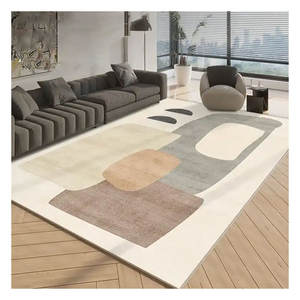 现代斯堪的纳维亚高端轻型豪华隔音垫家庭客厅卧室咖啡桌门垫沙发床-侧面使用 - Product Image 1