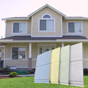 Panneaux sandwich en <span class=keywords><strong>polyuréthane</strong></span> PU de revêtement en acier de couleur de haute qualité <span class=keywords><strong>Isolation</strong></span> thermique 20mm Panneaux de revêtement mural extérieur de villa - Product Image 5