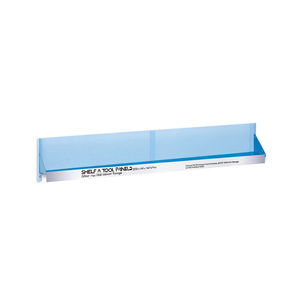 Étagère Fami pour panneaux à outils 2000x140x146 mm bleu RAL5012, montage mural - Product Image 3