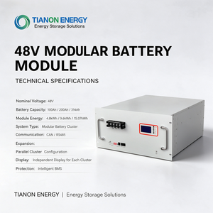 Lithium-Ionen-Akku für Powerpal T-2 Hybrid-Netz CAN-Kommunikation IP20-Schutz LiFePO4 Rack-Montierter All-in-One Speicherakku - Product Image 3