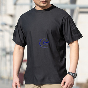 Camiseta Táctica de Manga Corta para Hombre, Transpirable y de Secado Rápido para Entrenamiento al Aire Libre, Marca YUEMAI, Venta al Por Mayor - Product Image 4