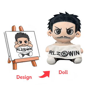 Llavero de Peluche Personalizado con Bordado, Diseño Personalizado, Figura de Ídolo Kpop, Ropa Extraíble, Material Suave, MOQ Bajo - Product Image 4