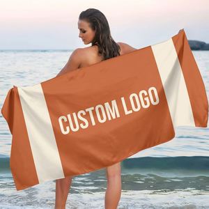Serviette de plage sans sable personnalisée, impression sur mesure, microfibre OEM - Product Image 1