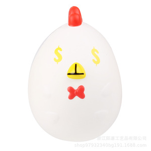 Pu Foam Cartoon Fat Chicken Slow <b>Rebound</b> Factory Round Chicken Shape Ornament Decorative Toy - Product Image 2