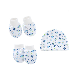 Mitaines et chaussons pour nouveau-né, ensemble chapeau et gants pour bébé - Product Image 4