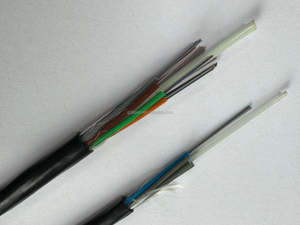 كابل اتصال خارجي غير معدني بالكامل من ألياف بصرية بولي إيثيلين غمد أحادي الوضع G652D كابل اتصال PBT فضفاض - Product Image 5