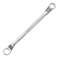 MSD H0851 kunci pas Ratchet 17*19mm, kepala ganda cepat dua arah Torx efisiensi tinggi baja Vanadium krom industri DIY