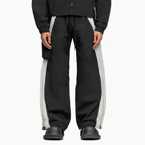 Chaqueta y Pantalones Deportivos de Poliéster para Hombre con Logotipo Personalizado, Chaqueta de Nylon con Cierre y Parches, Traje Deportivo de Nylon - Product Image 6