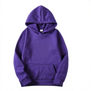 Sweat à capuche épais en polaire pour homme du fabricant, broderie 3D personnalisée pour logo, coupe ample, épaules tombantes, hiver - Product Image 3