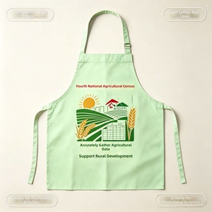 Grembiule Promozionale Impermeabile e Oleorepellente Senza Maniche con Logo Personalizzato per il Quarto Censimento Agricolo Nazionale, con Testo Stampato - Product Image 3
