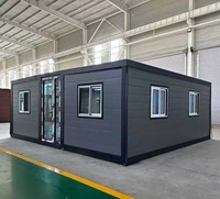 Maison préfabriquée de luxe haut de gamme de 20 pieds entièrement décorée, maison modulaire multi-chambres