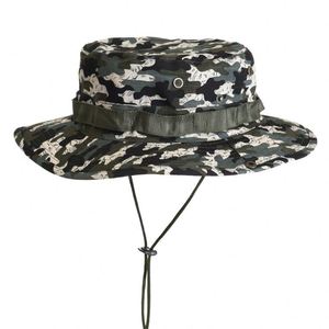 Sombrero de Sol Tipo Bonnie Americano de Ala Ancha con Diseño de Cuerda para Pesca, Esquí y Fiestas, Sombreros Tácticos Tipo Bucket con Sublimación - Product Image 2