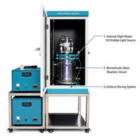 Réacteur photochimique pilote TOPTION de 5 à 100 L, contrôlé par PLC, avec entraînement motorisé, 220 V