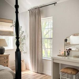 Rideaux à plis froncés méditerranéens sur mesure avec isolation thermique et occultation imperméable pour chambre et salon - Product Image 2