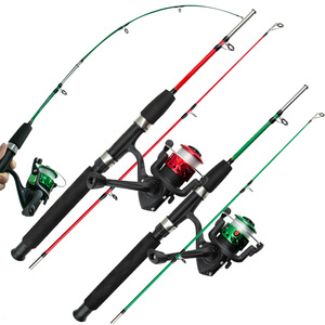 Canna da Pesca Media per Carpe con Manico Dritto <span class=keywords><strong>in</strong></span> <span class=keywords><strong>Legno</strong></span> e Inserto Metallico per Esche, Ideale per Uso Fluviale - Product Image 2