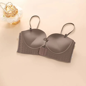 <span class=keywords><strong>Sujetador</strong></span> sin Tirantes al por Mayor para Mujer, Verano, <span class=keywords><strong>Pecho</strong></span> Pequeño, con Realce, Antideslizante, con Hebilla Delantera, <span class=keywords><strong>Invisible</strong></span> - Product Image 2