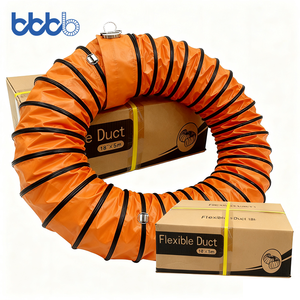 Manguera Flexible de Ventilación de Diseño Industrial <span class=keywords><strong>Bbbb</strong></span> para Ventiladores de Exterior, Talleres, Granjas, Almacenes, Sótanos, 1 Año de Garantía - Product Image 3
