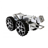 Robot d'inspection des canalisations d'eaux usées industrielles, type à roues, corps en alliage anti-corrosion, pour l'inspection des conditions des tuyaux sur site