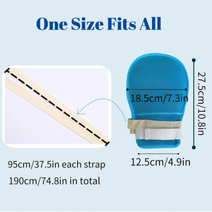 Guantes de Sujeción para Demencia, Control de Seguridad, Antiarañazos, para Ancianos con Alzheimer, Antiextracción - Product Image 2