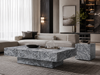 Dalles de granit bleu Allen pour îlots de cuisine, comptoirs, tables à manger, tables basses, meubles-lavabos et consoles