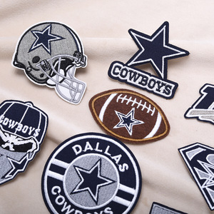 Dallas Est.1960 ceketler, kot pantolon, sırt çantaları, şapka ve gömlekler için yama çevre amblemine işlemeli dikiş - Product Image 4