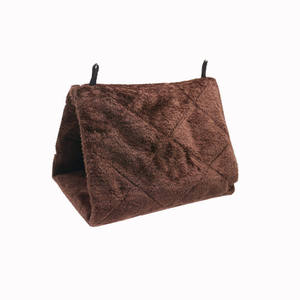 Jilong üçgen kuş yuva polar Bulbul Mynah kış kuş yuva küçük Pet sıcak pamuk kafes papağan kuş malzemeleri - Product Image 6