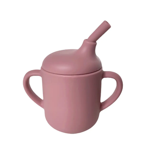 Usine Vente Chaude 150ml Étanche Silicone Matériel Bébé Boisson Eau Formation Tasse avec Paille pour Fournitures Maternelles et Nourrissons - Product Image 2