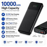 Banque d'Alimentation HYTO 22.5W Charge Rapide 10000mAh avec Écran LED
