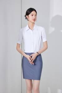 ホテルマネージャー受付女性用シャツプロフェッショナルビジネスワークウェア制服（ホスピタリティレセプションオフィス用） - Product Image 3