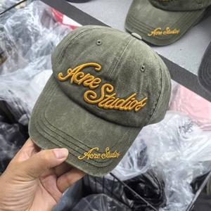 Gorra de béisbol estilo americano oscuro, resistente, con letras 3D, para hombre, visera suave, acabado lavado y desgastado, estilo hip-hop urbano. - Product Image 4