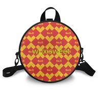 Sac rond en PU pour femme de la sororité Sigma Gamma Rho, sac réutilisable en tissu de haute qualité, sac de week-end