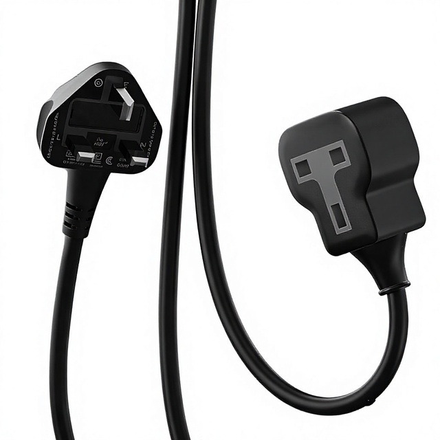 UK Extension Cord, BS 1363 Plug Type G 3 Pin Mains Cable with Fuse for Home Appliance