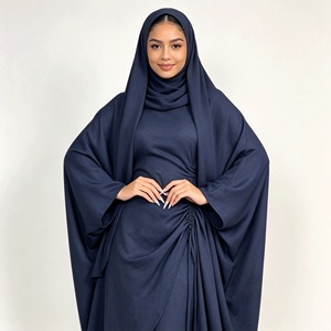 Abaya <strong>Dress</strong> Women Sizes 52-60 Gulf <strong>UK</strong> 6-18 US 2-14 Batwing <strong>Sleeve</strong> Modest Muslim Islamic Clothing Floor Length Full Coverage - Product Image 1