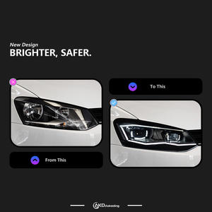 2011-2018 Volkswagen POLO Conjunto de faros LED completos 35W Plug-and-Play para Vento New Condition - Product Image 4