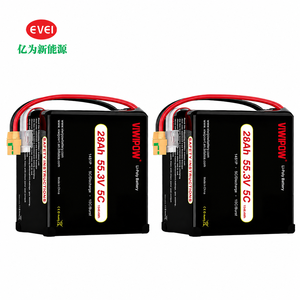 Batterie de drone semi-solide haute puissance à nouvelle technologie 280Wh/kg 28Ah 6S à 18S pour drones de levage lourd avec décharge de crête 10C - Product Image 1