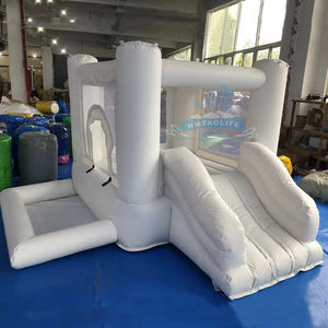2024 recién llegados Castillo hinchable <span class=keywords><strong>saltarin</strong></span> Air Bouncer al aire libre trampolín blanco inflable Castillo hinchable para niños - Product Image 2