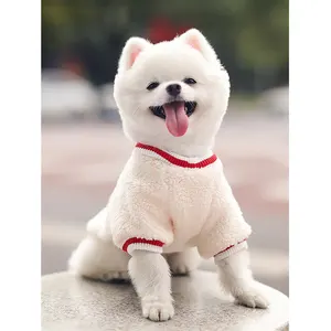 Nhà Máy Trực Tiếp Bán Pet Áo Len Thiết Kế Thời Trang Mùa Đông Dog Áo Len Ấm Pet Quần Áo Áo Len Dog Shirt