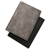 Agenda peau de crocodile noir, pour homme, rechargeable, en faux cuir, pour journal, agenda, idéal comme cadeau d'affaires