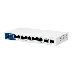 สวิตช์จัดการแบบ Lite 10 พอร์ตใหม่ 10G SFP+ 2.5G Adaptive RJ45 RSTP EEE กำลังไฟต่ำ 80Gbps VLAN LACP QoS สำหรับกล้อง IP เครือข่ายสำนักงาน - Product Image 4
